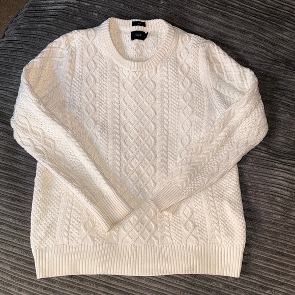 J. Crew Sweaters - J. Crew Ivory Cable Knit Sweater